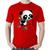 Camiseta Algodão Panda de Patins - Foca na Moda Vermelho