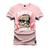 Camiseta Algodão Plus Size Premium Tamanho Especial Make IT Rosa