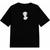 Camiseta Algodão Premium Camisa Manga Curta Estampadas Preto arte 03