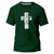 Camiseta Algodão Premium Estampa Digital Jesus Cristo Juda Verde