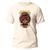 Camiseta Algodão Premium Estampa Digital Nerd Monkey Leve Off white