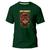 Camiseta Algodão Premium Estampa Digital Nerd Monkey Leve Verde