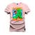 Camiseta Algodão Premium Game Over Rosa