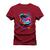 Camiseta Algodão Premium T-Shirt Carro Mega Colores Bordô