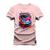 Camiseta Algodão Premium T-Shirt Carro Mega Colores Rosa