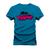 Camiseta Algodão Premium T-Shirt Coqueiro California Azul