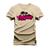 Camiseta Algodão Premium T-Shirt Coqueiro California Bege