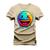 Camiseta Algodão Premium T-Shirt Smile Nectar Bege