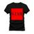 Camiseta Algodão Premium T-Shirt Star Red Preto