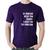 Camiseta Algodão Se começar nesse tom comigo a gente vai ter problema - Foca na Moda Roxo