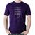 Camiseta Algodão Sou baixista criado para adorar - Foca na Moda Roxo