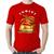 Camiseta Algodão Sunset Beach - Foca na Moda Vermelho