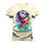 Camiseta Algodão T-Shirt Premium Estampada Lapis Surf Perola