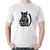 Camiseta Algodão Time spend with cats is never wasted - Foca na Moda Branco