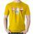 Camiseta Algodão Unicórnio Sorvete - Foca na Moda Amarelo