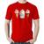 Camiseta Algodão Unicórnio Sorvete - Foca na Moda Vermelho