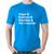 Camiseta Algodão Viajar & Explorar & Mochilar & Ver o mundo - Foca na Moda Azul