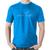 Camiseta Algodão Violão Batimentos Cardíacos - Foca na Moda Azul