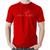 Camiseta Algodão Violão Batimentos Cardíacos - Foca na Moda Vermelho