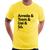 Camiseta Arreda & Trem & Uai & Sô - Foca na Moda Amarelo
