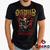 Camiseta Avenged Sevenfold 100% Algodão A7X Rock Geeko Preto gola careca