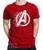 Camiseta Avengers Vingadores Logo Endgame Camisa Rubi Geek Rubi