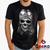 Camiseta Axl Rose 100% Algodão Guns N Roses Rock Geeko Preto gola redonda