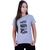 Camiseta Baby Look Feminina A confiança Racionais Mcs Cinza