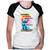 Camiseta Baby look feminina espectro autismo mãe autista Branco