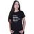 Camiseta Baby Look Feminina Racionais Mcs A vida Preto