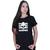 Camiseta Baby Look Feminina Ramones Caveira World Rock Preto