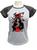 Camiseta Babylook Itachi Uchiha Akatsuki Cla Anime Cinza