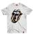 Camiseta Banda de Rock Rolling Stones Branco