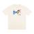 Camiseta Basic Streetwear Estampada Bape Crazy Camo Fio 30.1 Manga Curta Unissex 100% Algodão Off white