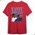 Camiseta Básic Ye Rapper Kanye Jesus is King Show Kim Tumblr Vermelho