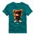 Camiseta Basica Algodão Personalizada Urso Óculos Tênis Tedd Bear Style Azul marinho