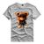 Camiseta Basica Algodão Personalizada Urso Óculos Tênis Tedd Bear Style Cinza
