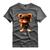 Camiseta Basica Algodão Personalizada Urso Óculos Tênis Tedd Bear Style Grafite