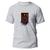 Camiseta Básica Algodão Premium Estampa Digital Pesadelo DTF Cinza