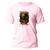 Camiseta Básica Algodão Premium Estampa Digital Skull From Rosa