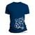 Camiseta Básica Algodão Premium Urso Bear Chefe Streetwear Oversized Swag Azul marinho