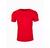 Camiseta básica de academia tamanho M Vermelho