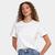 Camiseta Básica Hering Casual Feminina Bege