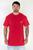 Camiseta básica Lmg Masculina Logo Bordado Alta Qualidade Vermelho