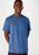 Camiseta Básica Masculina Comfort Super Cotton Com Bolso Azul