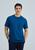 Camiseta Básica Masculina Comfort Super Cotton Com Bolso Azul médio