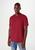 Camiseta Básica Masculina Comfort Super Cotton Com Bolso Vermelho