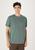 Camiseta Básica Masculina Comfort Super Cotton Com Bolso Verde médio