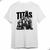 Camiseta Básica Tumblr Vintage Titãs Encontro Fã Show Brasil Branco
