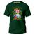 Camiseta Básica Unissex Tecido Algodão Premium Urso Habits Color Streetwear Verde